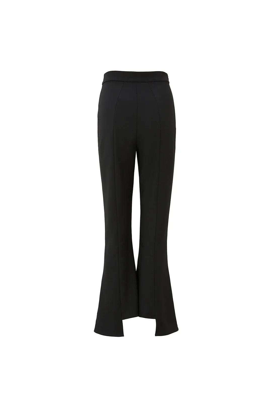 High waist flared pants | Black trousers | Street trousers