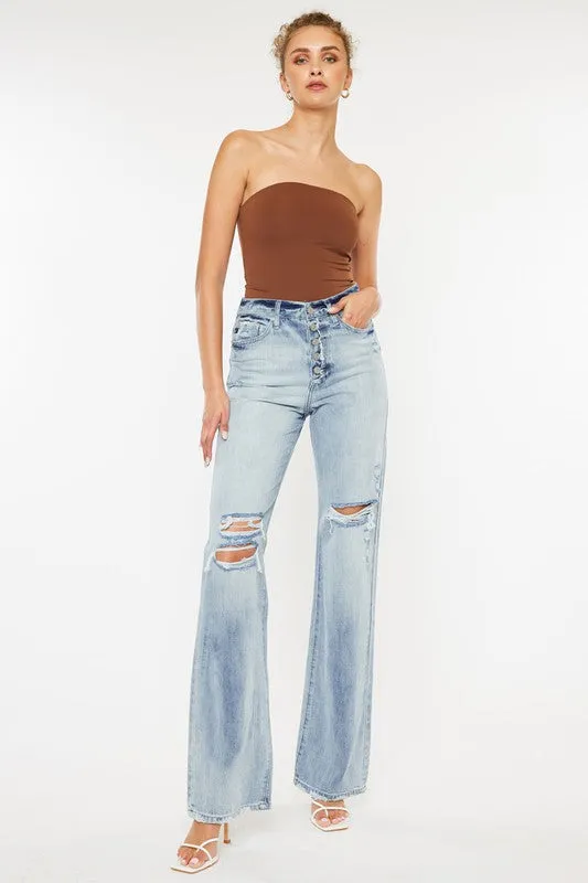 High waisted 90s Flares