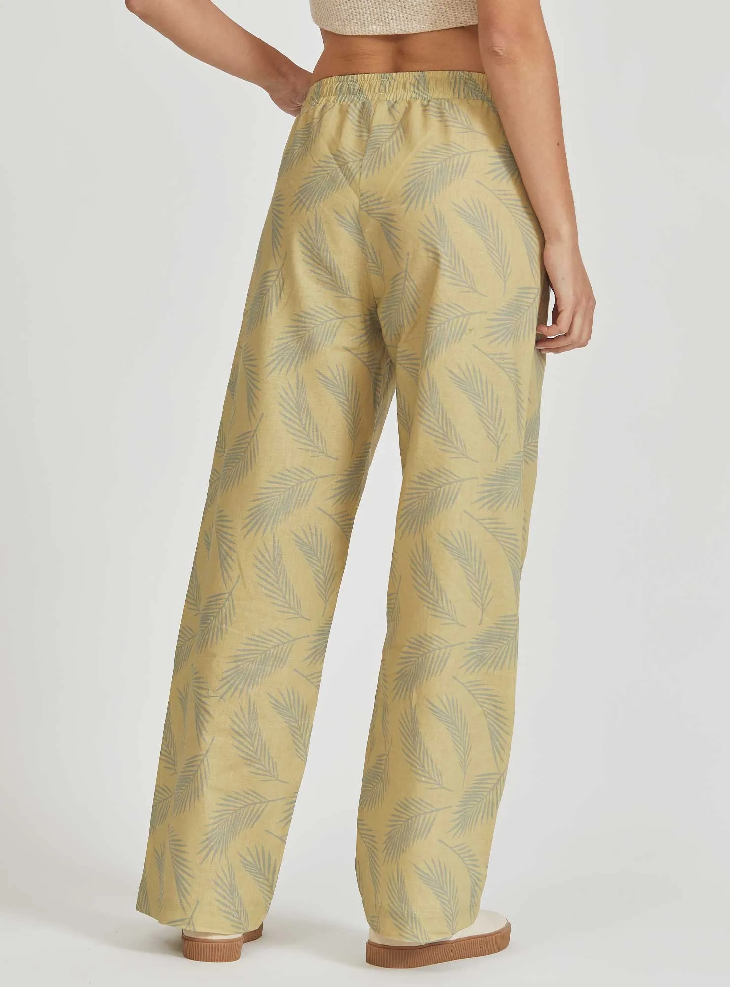 HIGH WAISTED TROUSERS IN VISCOSE