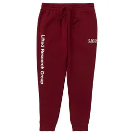 IVY LEAGUE JOGGER SWEATPANTS - BURGUNDY