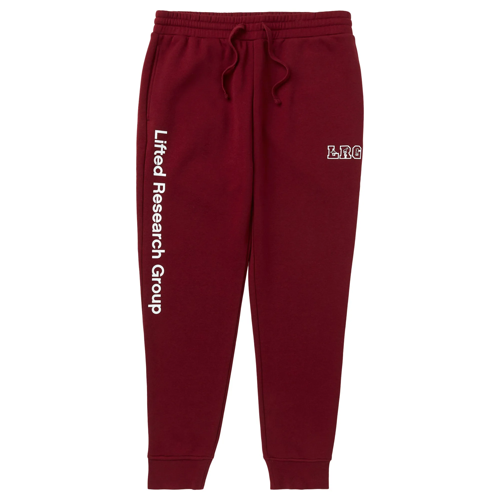 IVY LEAGUE JOGGER SWEATPANTS - BURGUNDY