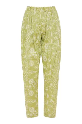 Jacopo Pants Embroidered Light Green