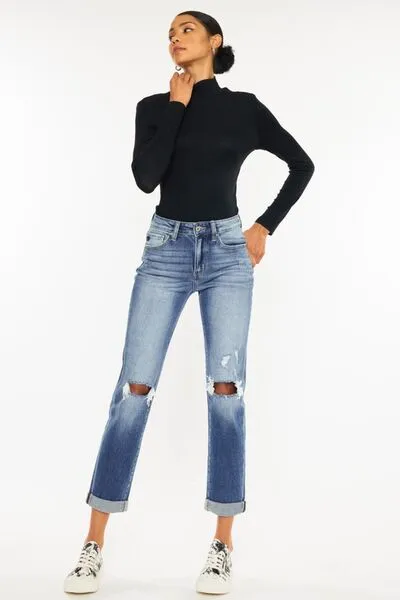 Jordyn Cropped Straight Jeans