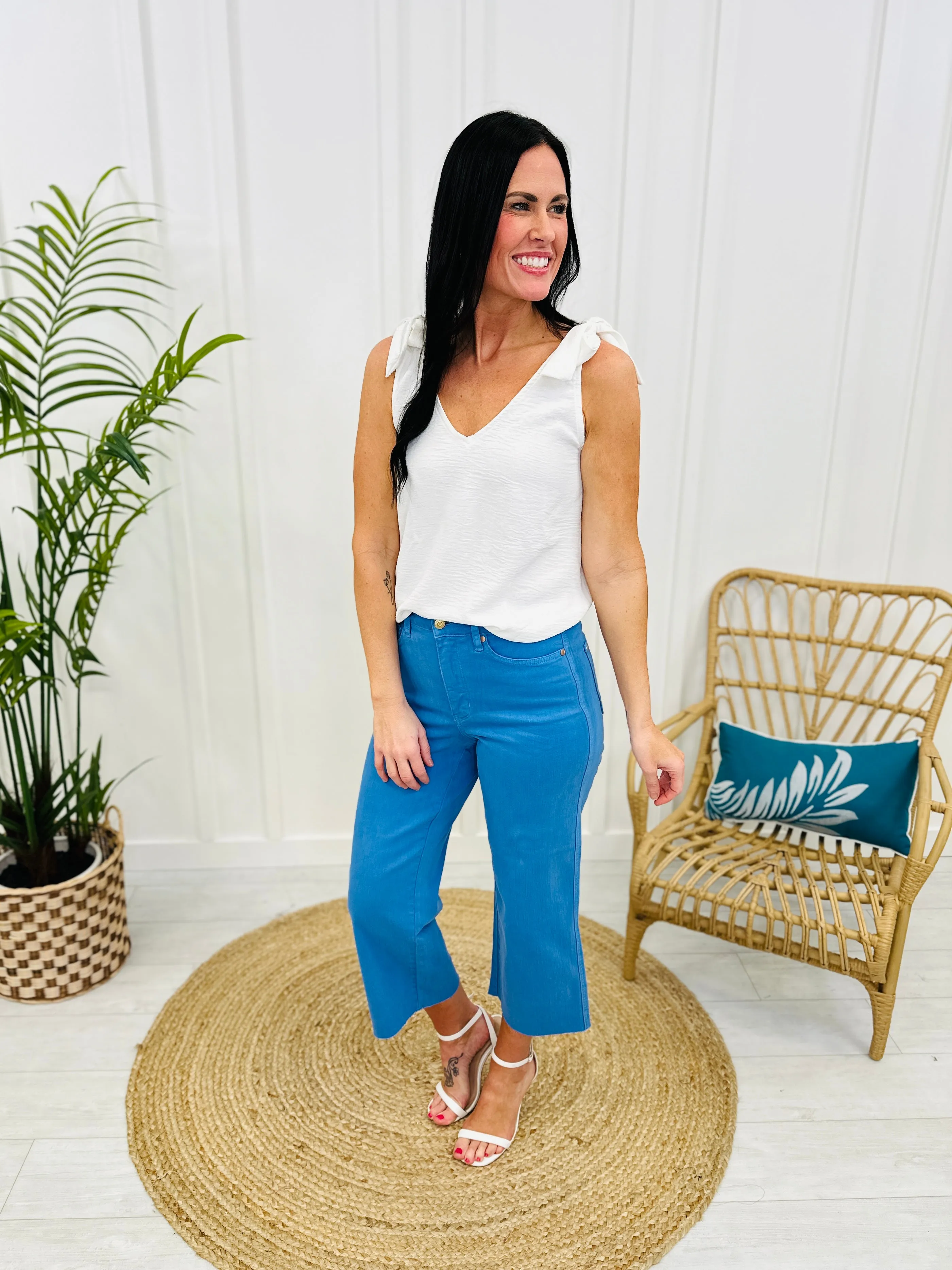 Judy Blue Control The Color Tummy Control Cropped Jeans- Multiple Colors- in Reg/Curvy