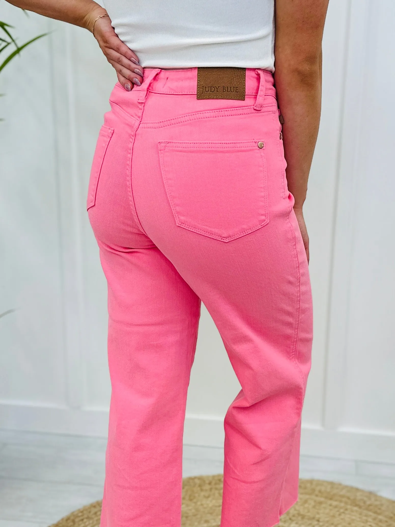 Judy Blue Control The Color Tummy Control Cropped Jeans- Multiple Colors- in Reg/Curvy