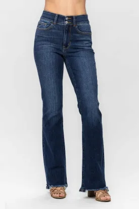 Judy Blue HW Vintage Frayed Hem Bootcut