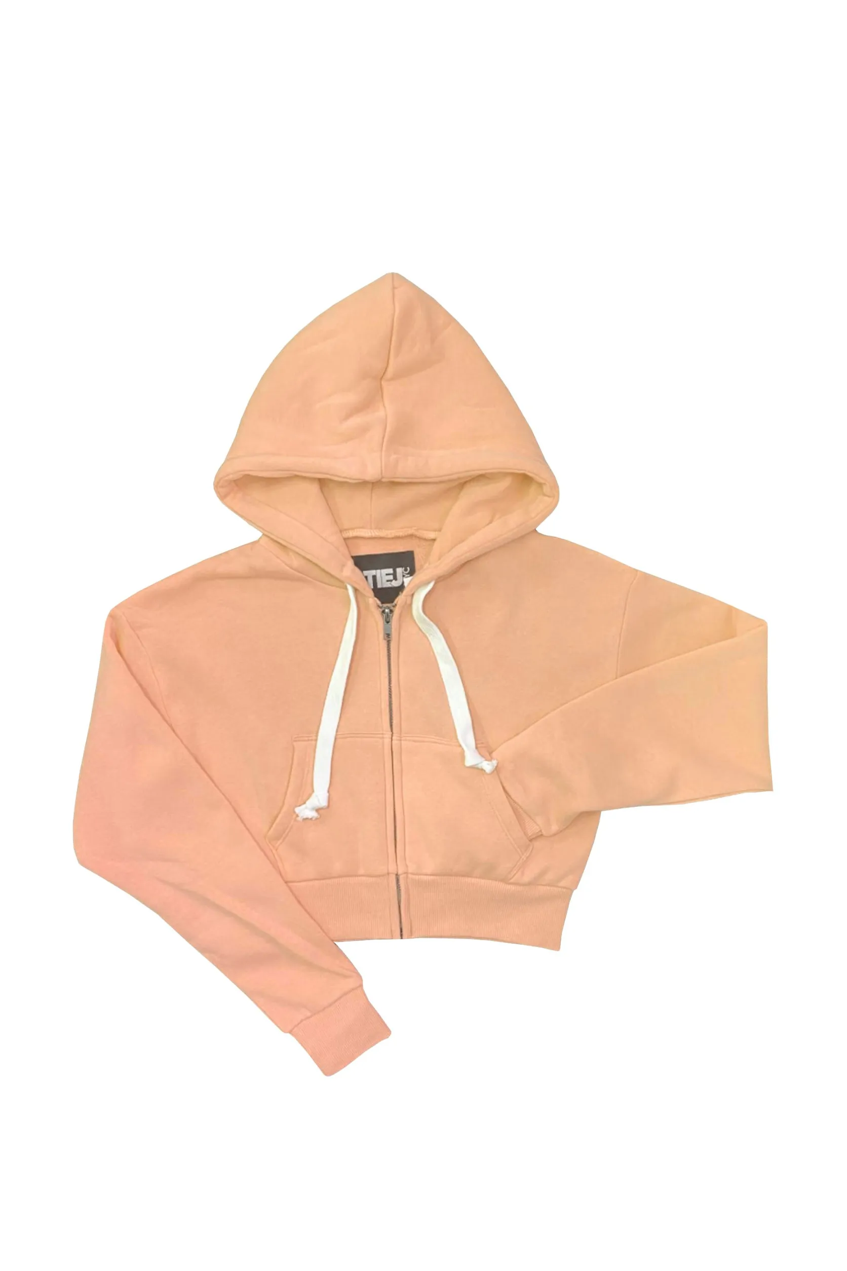 JUNIOR DYLAN ZIP CROP HOODIE- FINAL SALE