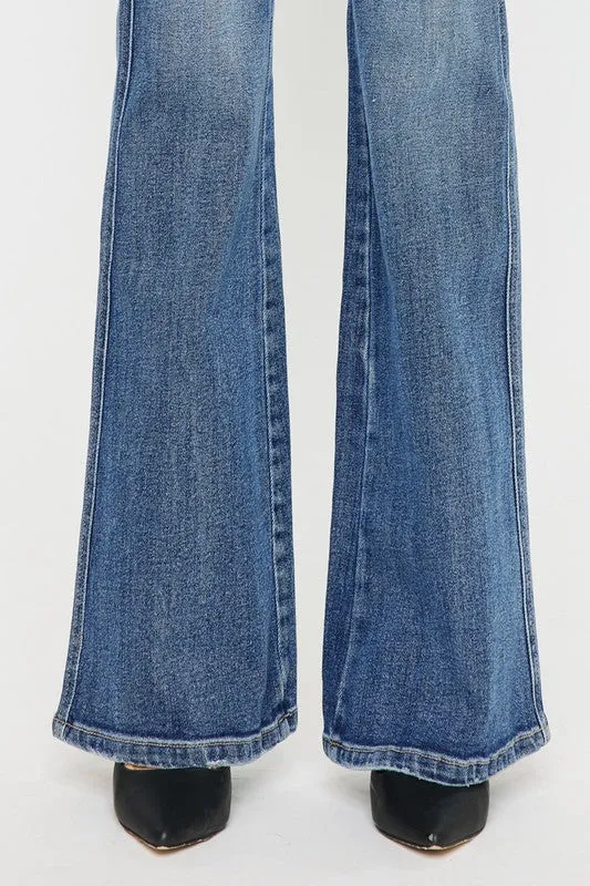 Kan Can High Rise Flare Jeans