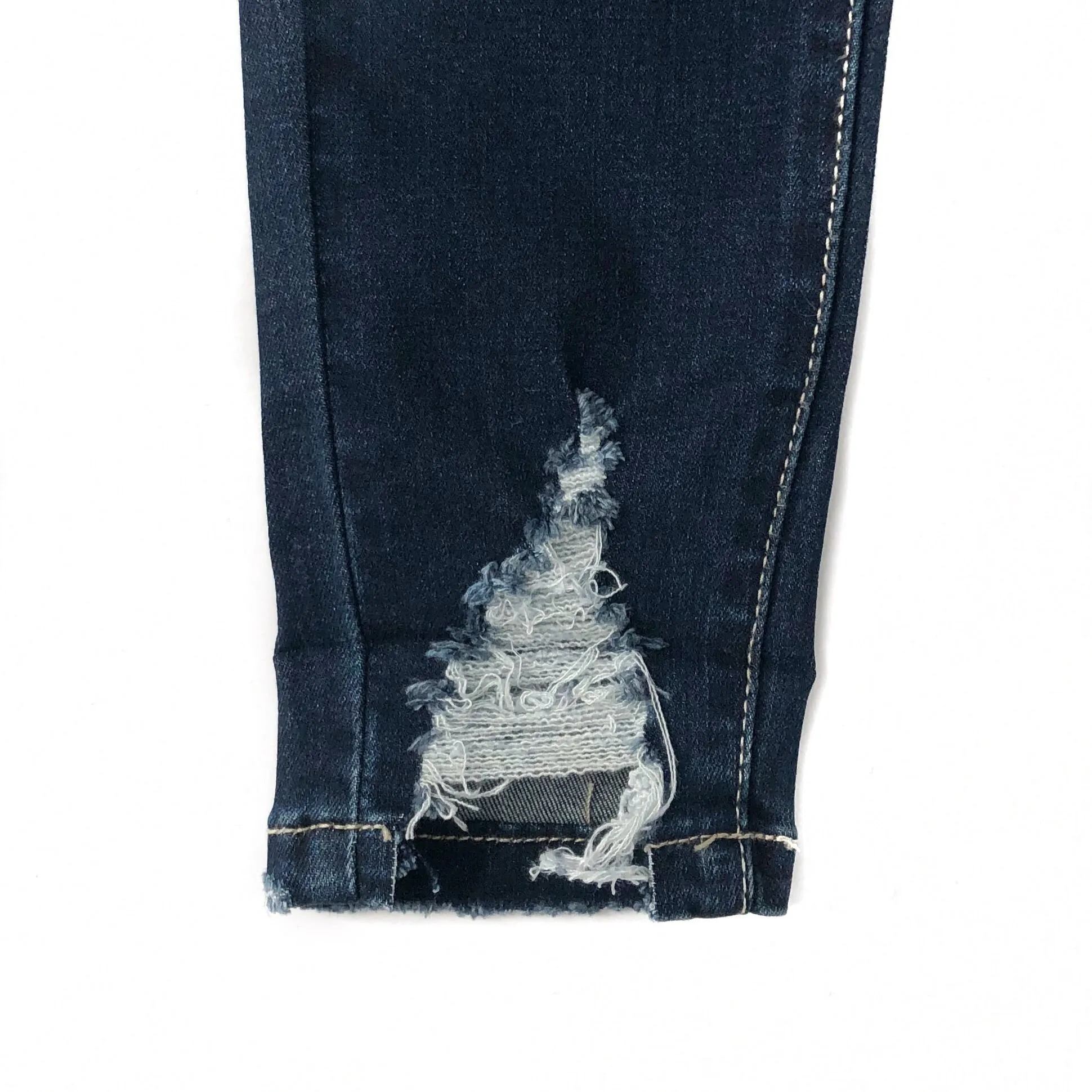 KanCan Favorite Distressed High Waist Button Up Jeans - Dark Wash FINAL SALE