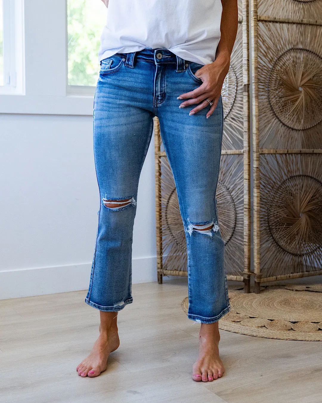 KanCan Layla Kick Flare Jeans