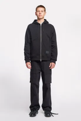 Kandam Zip Up Hoodie Black