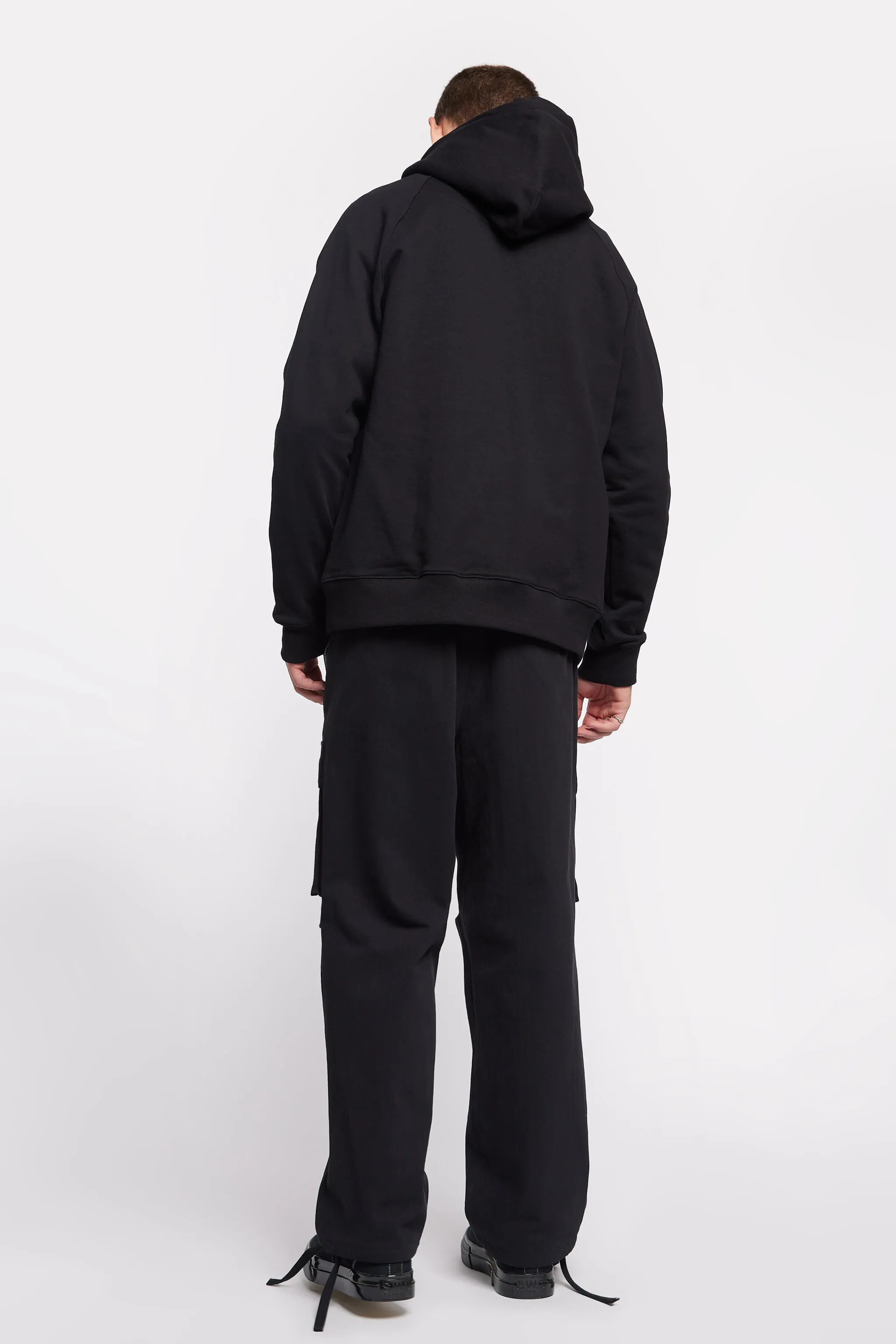 Kandam Zip Up Hoodie Black