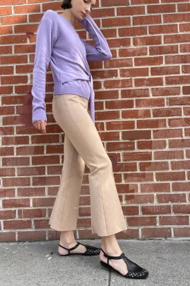 Kick Stretch-Cotton Pants in Khaki