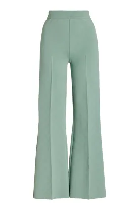 Kick Stretch-Cotton Pants In Subtle Jacquard Sage (Sold Out)