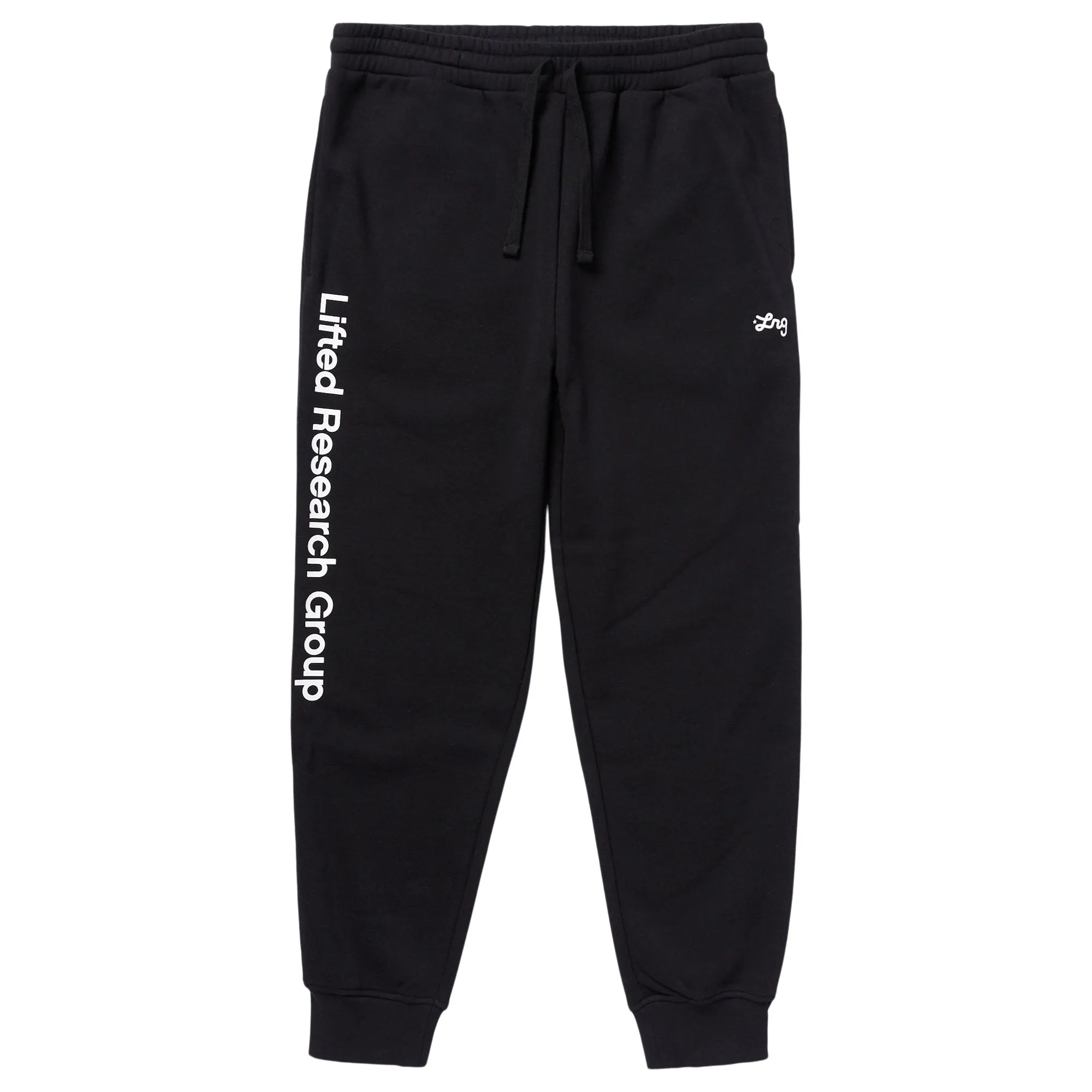 LIFTED SCRIPT JOGGER SWEATPANTS - BLACK