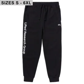 LIFTED SCRIPT JOGGER SWEATPANTS - BLACK