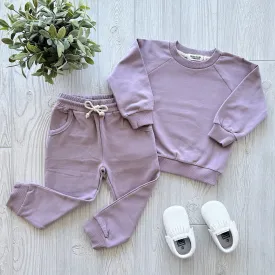 Lilac • Sweatpant & Crew Set