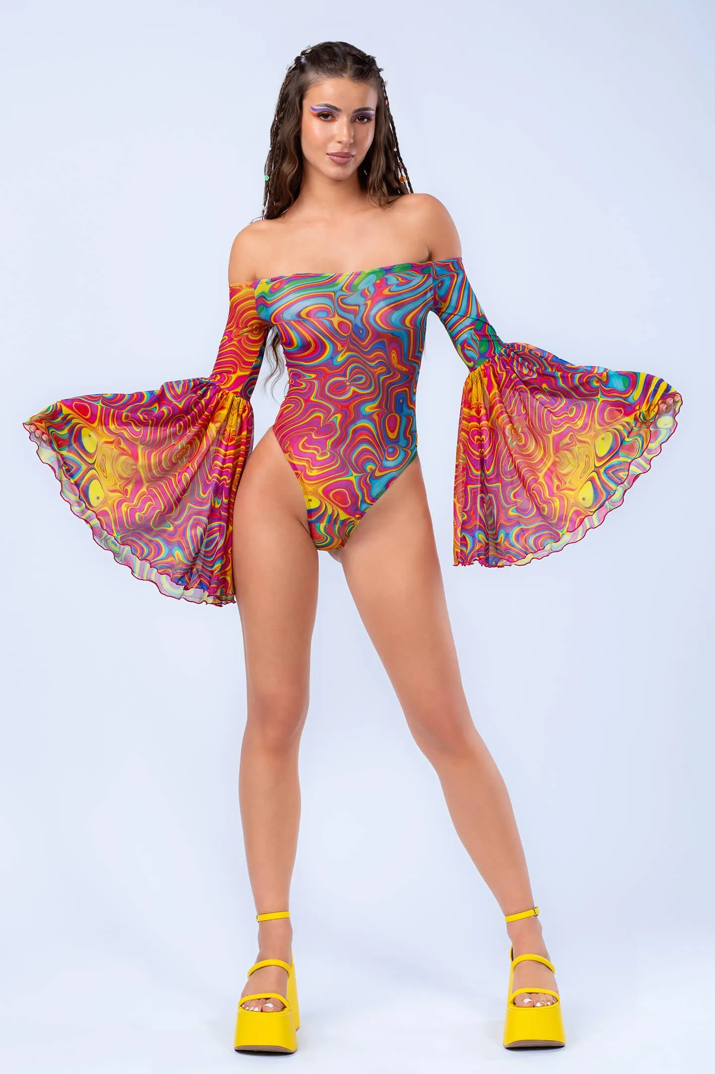 Lovestoned Off-Shoulder Bodysuit