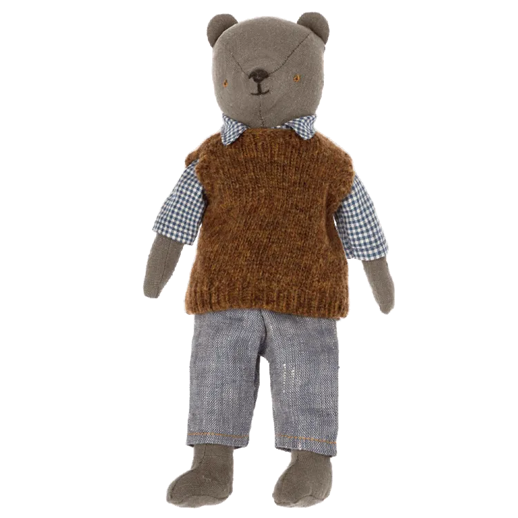 Maileg Shirt, Slipover and Trousers for Teddy Dad