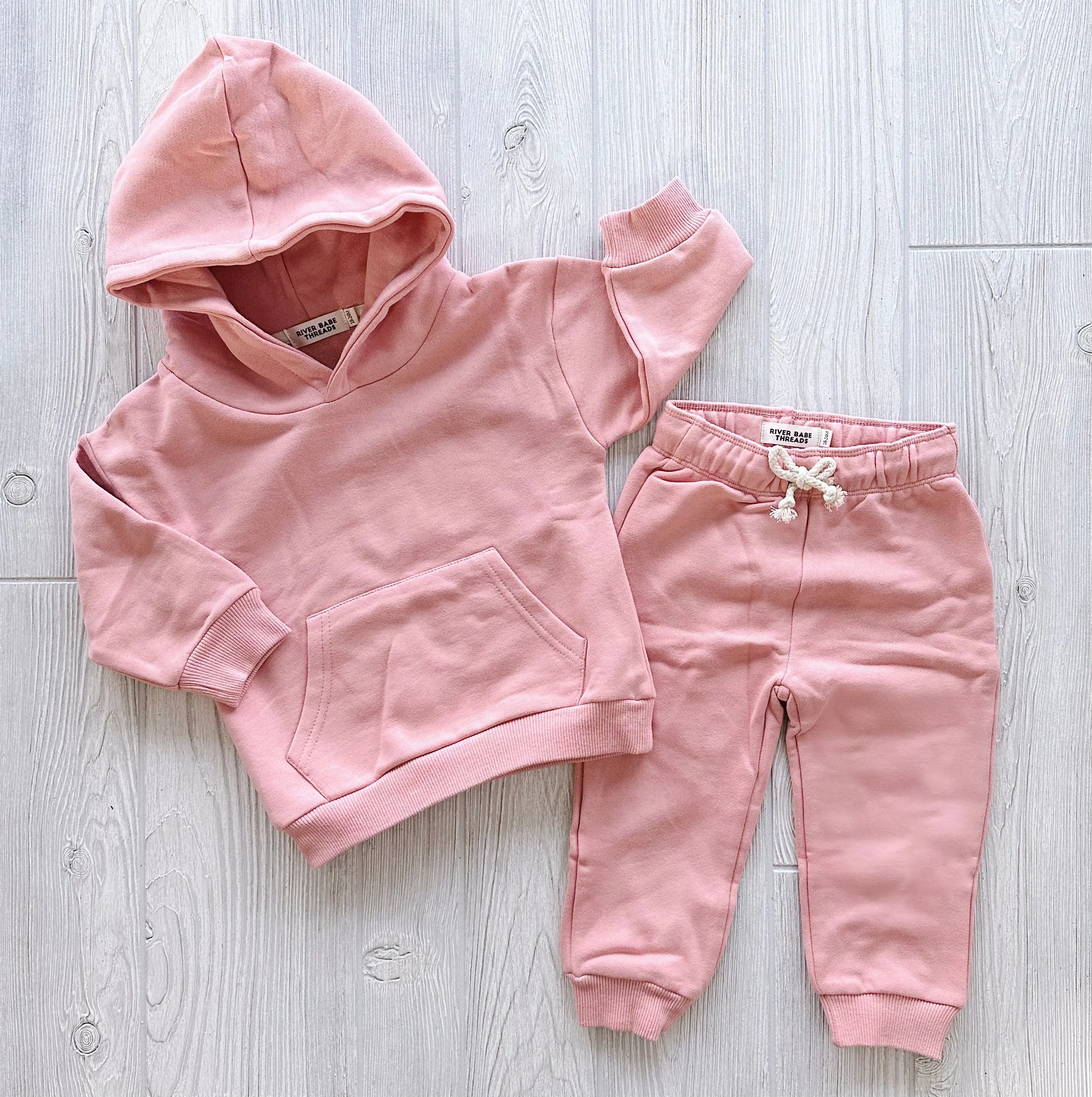 Mauve • Sweatpant & Hoodie Set