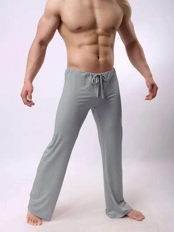 Men's casual pants breathable cool home pants pants