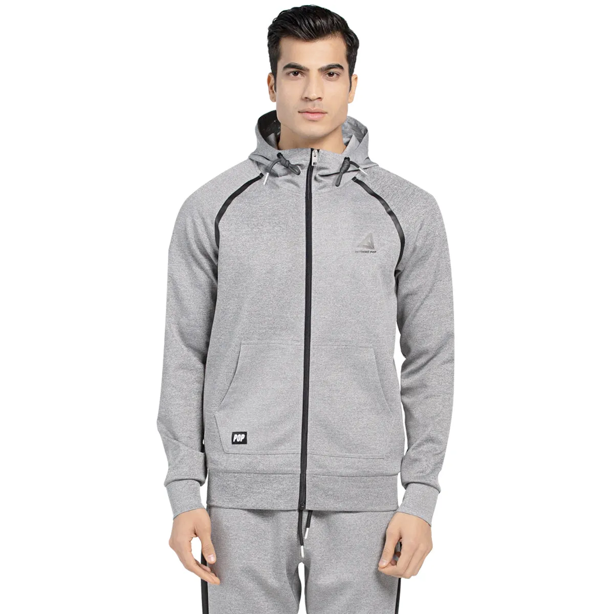 Men's Raglan Zip-Up Hooded Sweatshirts