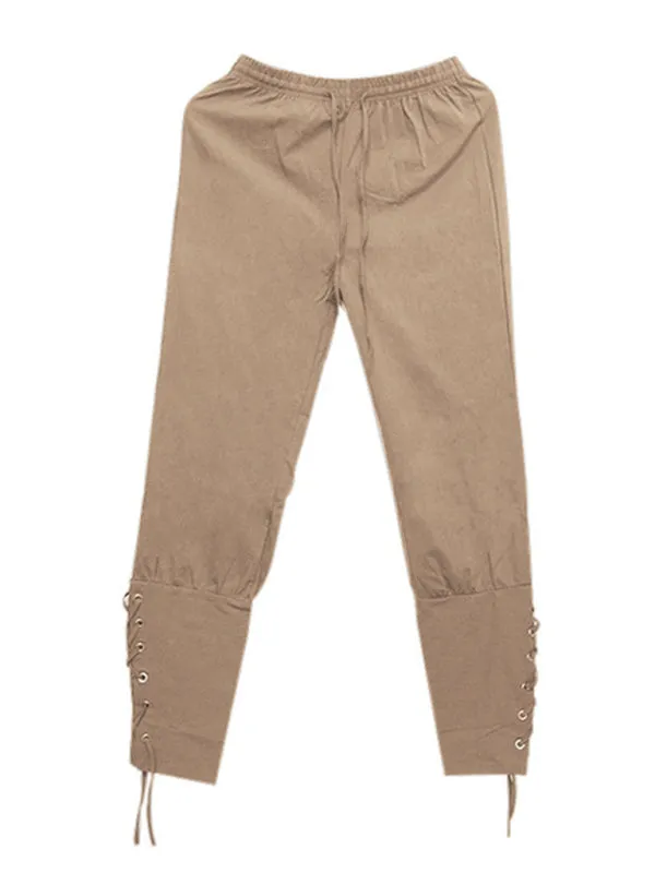 Men's Trousers Ankle Strap Trousers Cuffed Trousers