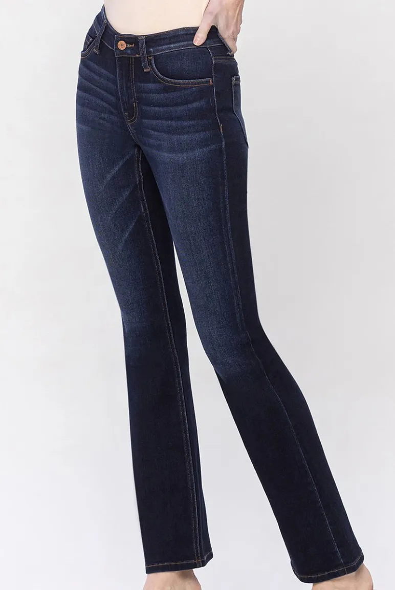 Mid Rise Bootcut Jeans