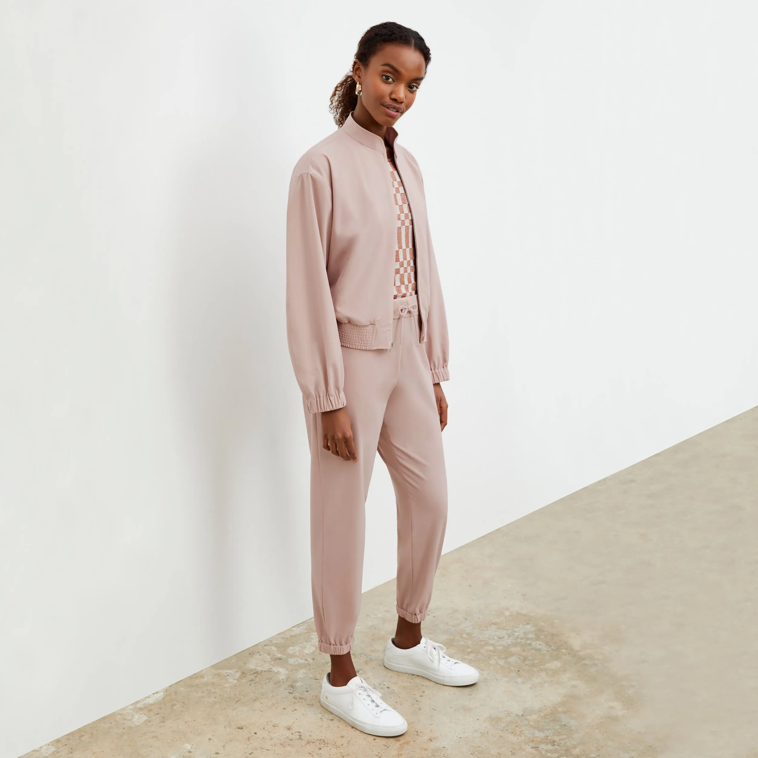 M.M. LAFLEUR - Delaney Jogger - OrigamiTech :: Blush