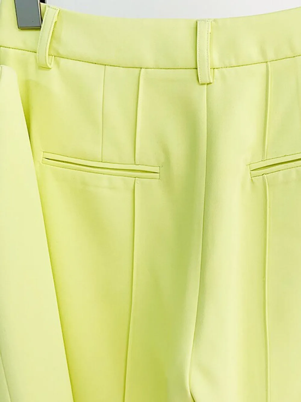 NAOMA Blazer & Flared Pants Set in Lime