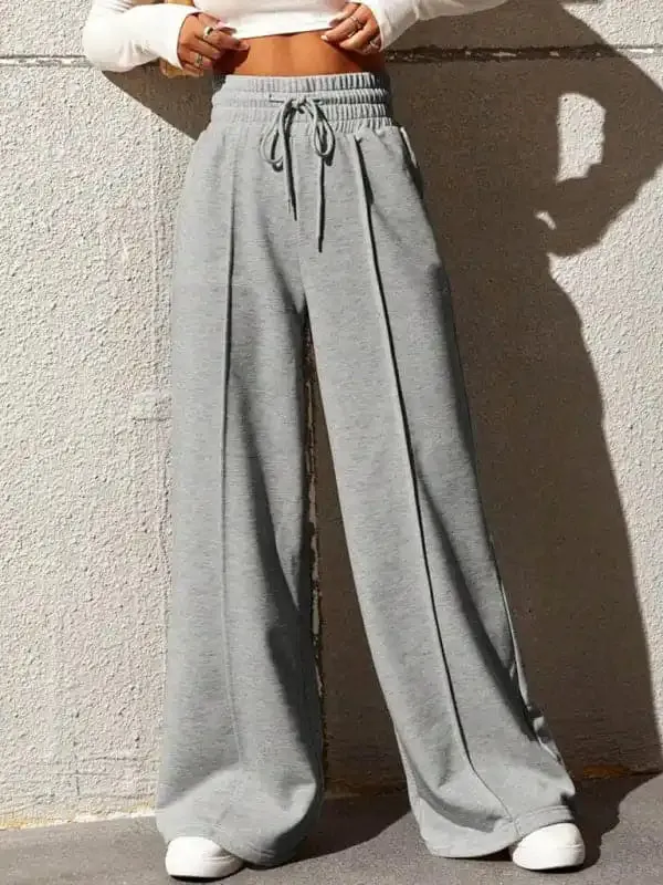 New straight leg loose sweatpants wide leg pants outdoor dance casual trousers