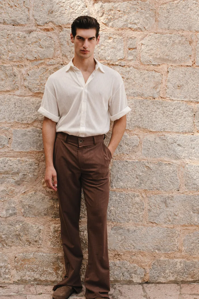 Nico Flared Pants Brown