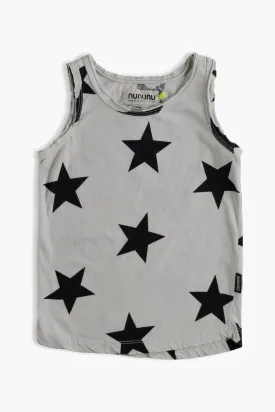 Nununu Star Kids Tank Shirt - Ice Grey