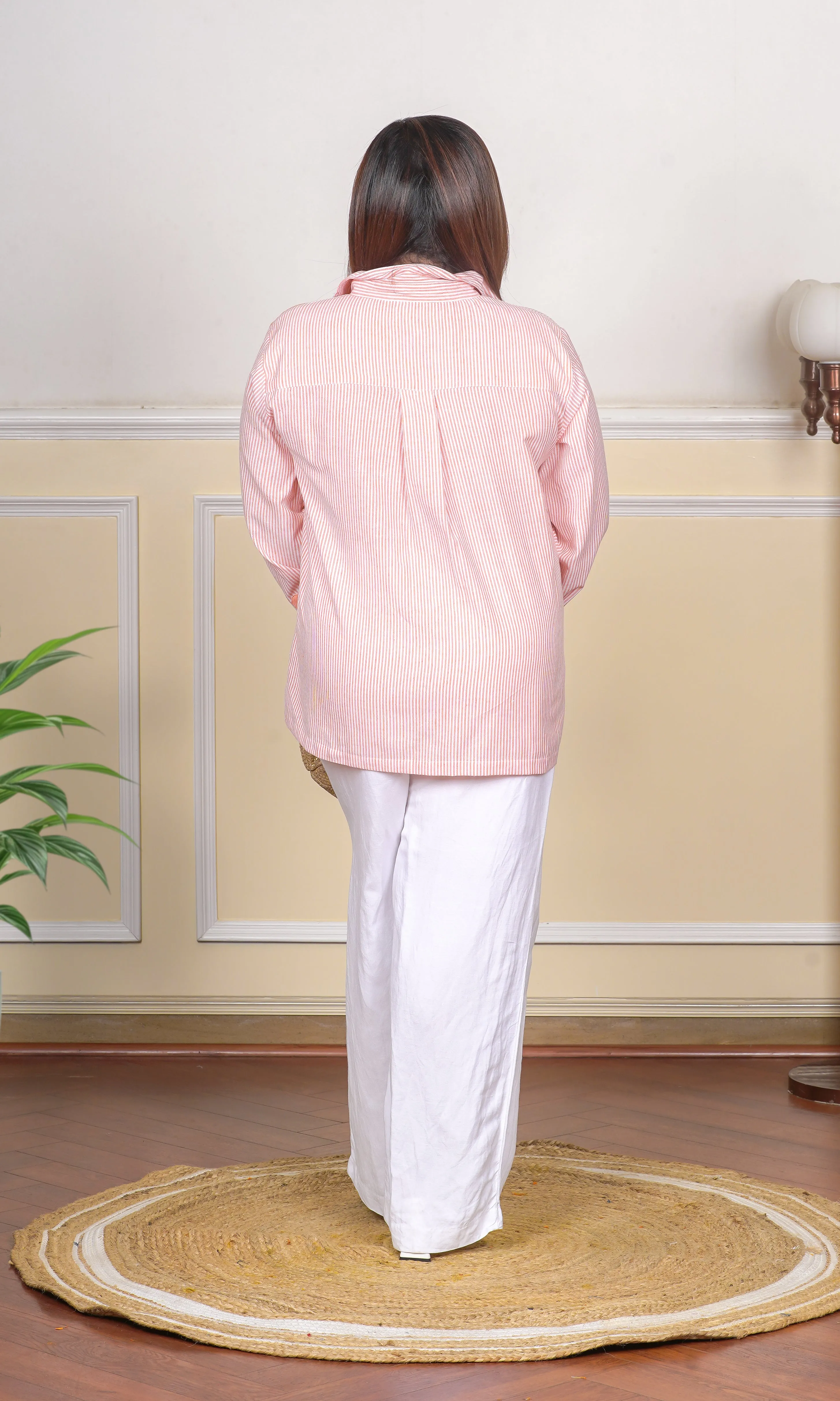 PEACHY PEACH KNOTTED SHIRT