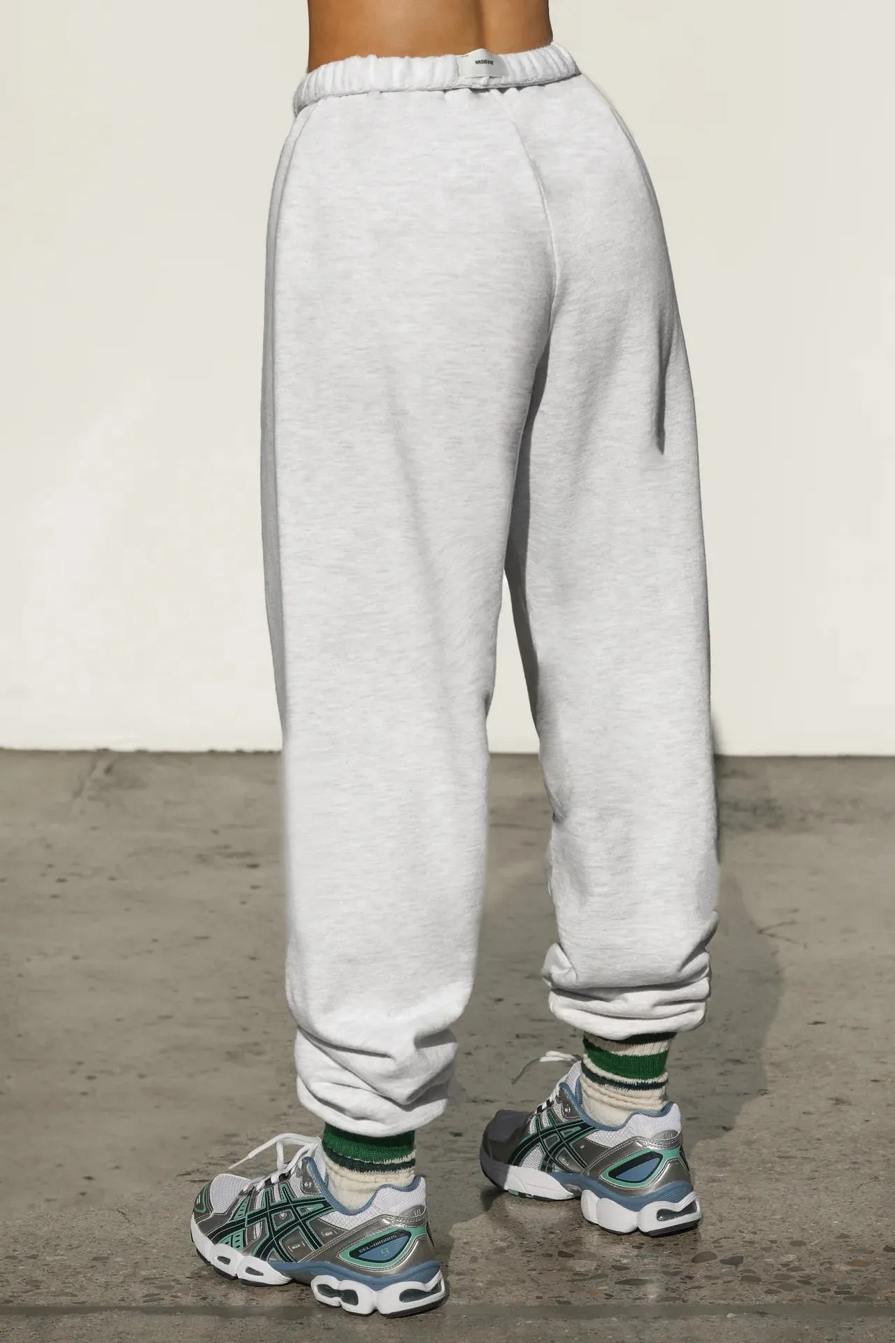 Pearl Grey Oversized Jogger