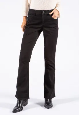 "Ab"solution® Itty Bitty Bootcut Black Jeans