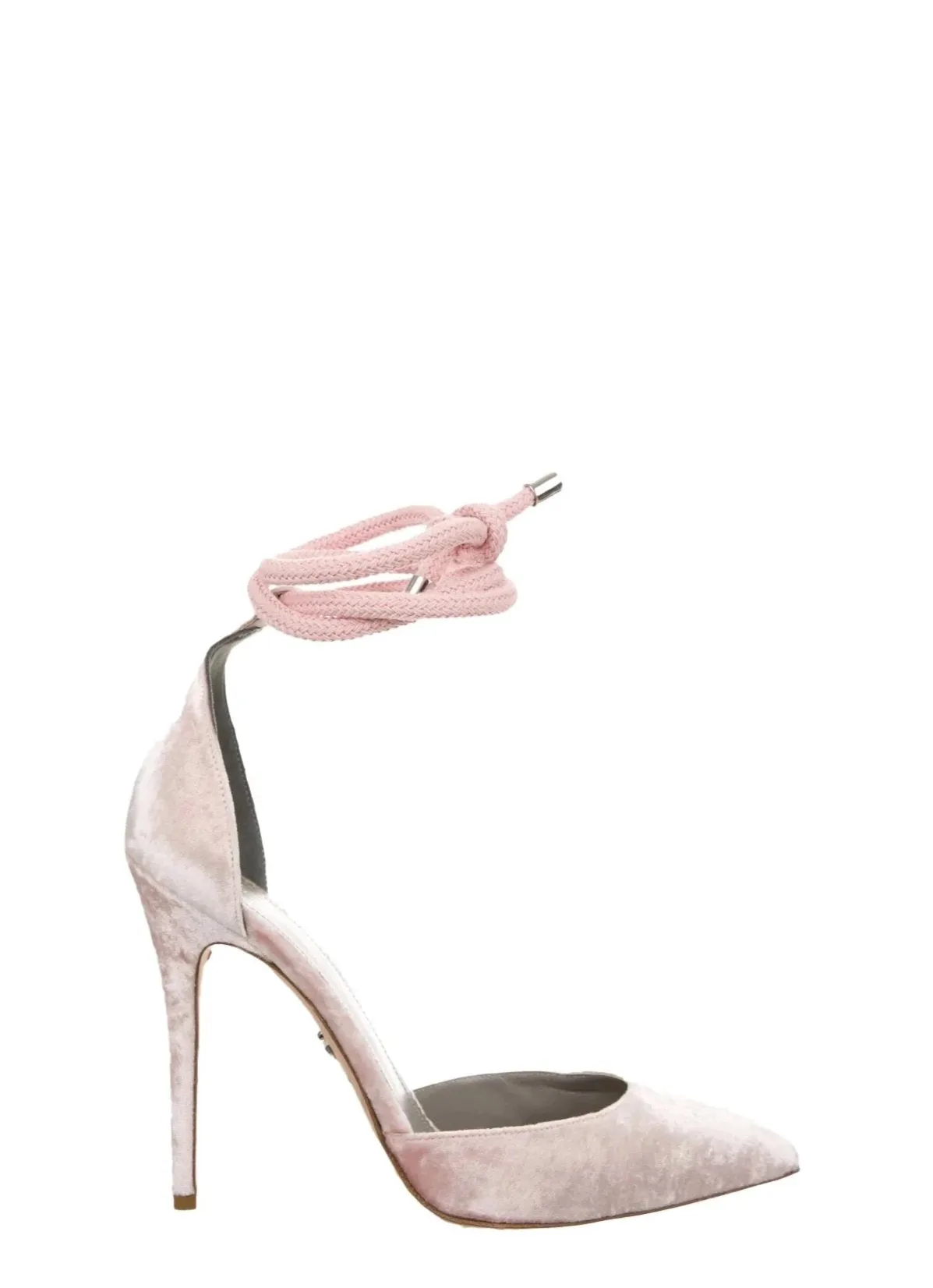 RAZA BLUSH VELVET PUMPS