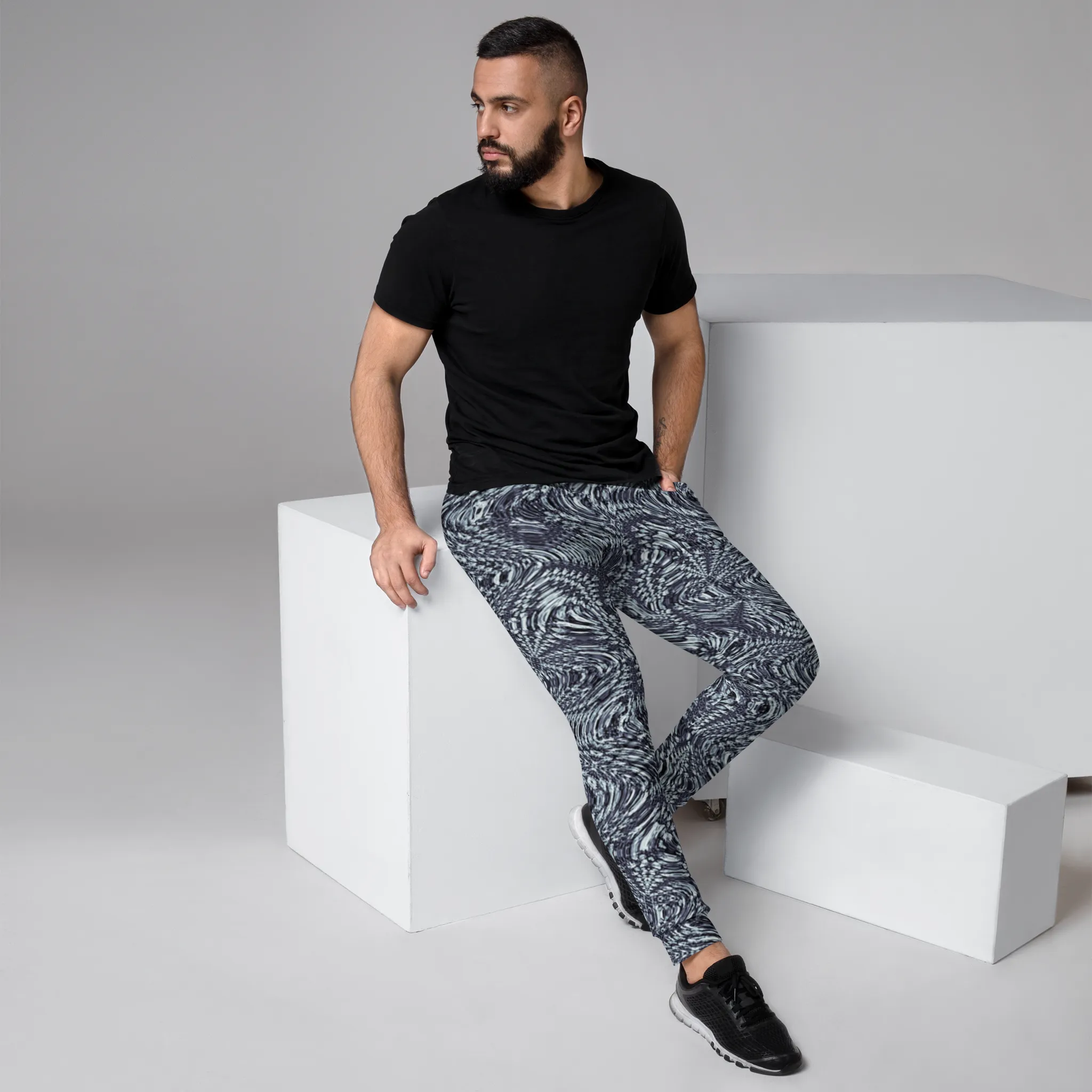 Recursia Alchemical Vision Men's Joggers In Blue