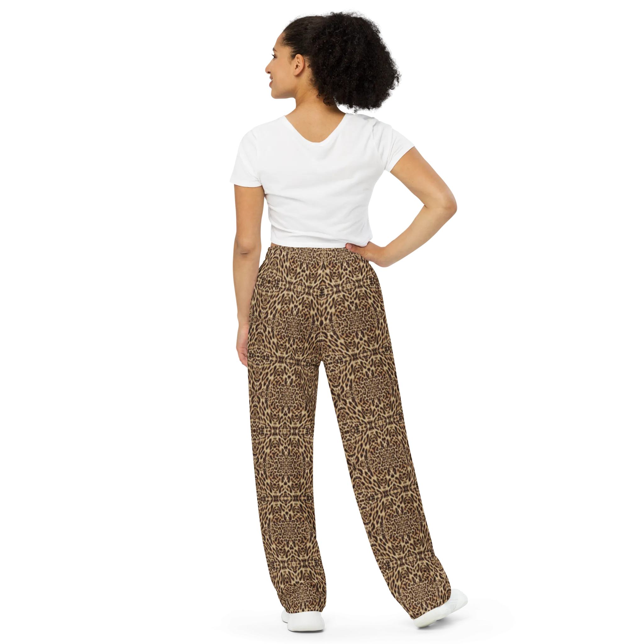 Recursia Contemplative Jaguar I Women's Wide Leg Pants