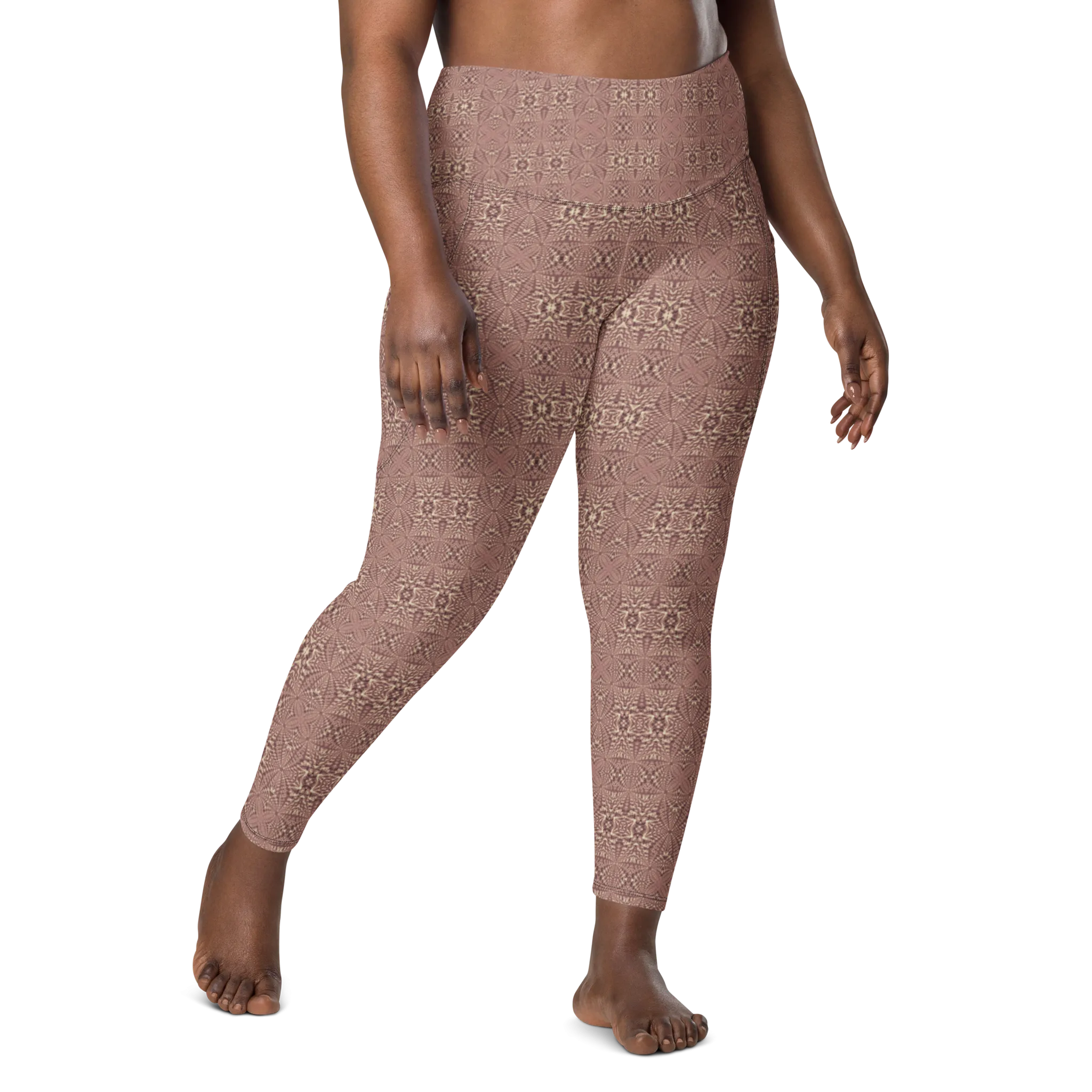 Recursia Fabrique Unknown I Leggings With Pockets In Pink