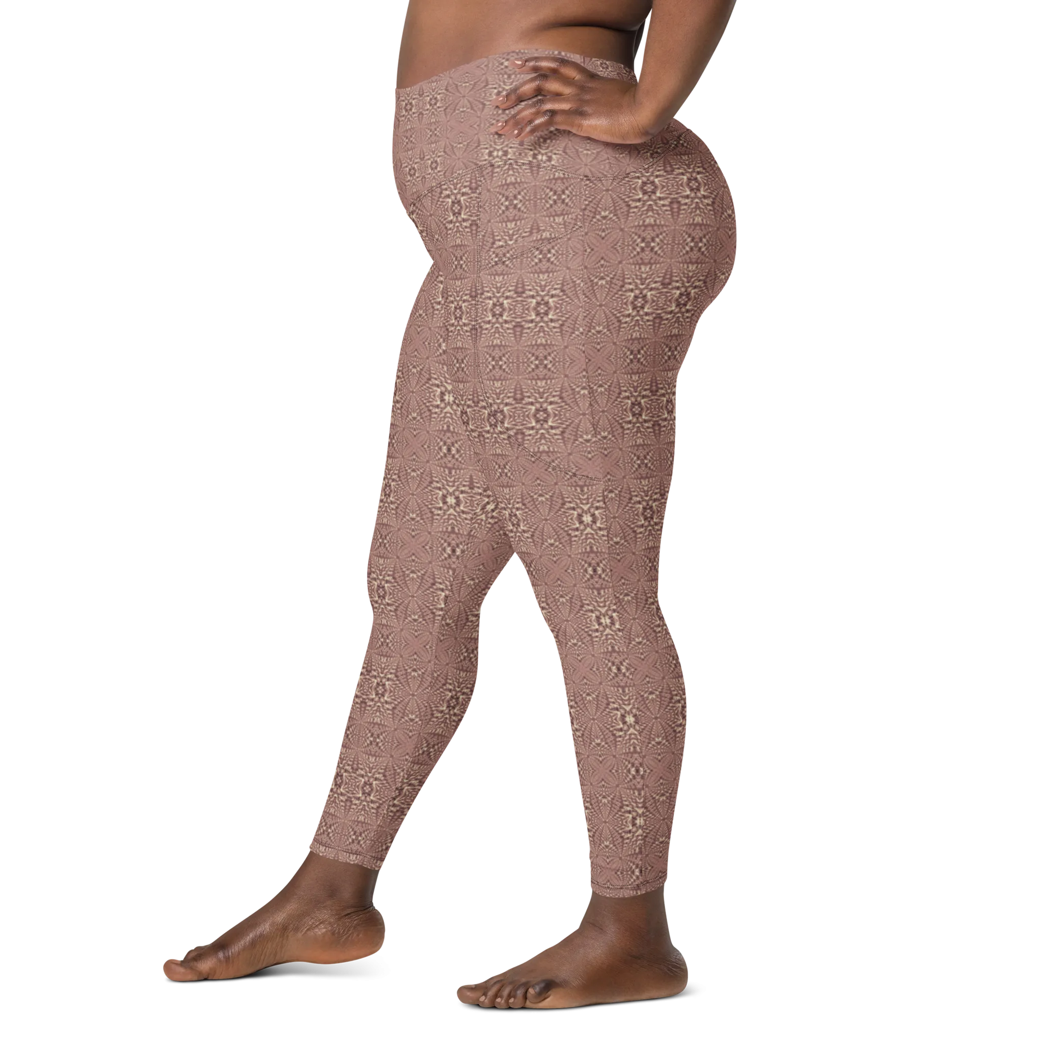 Recursia Fabrique Unknown I Leggings With Pockets In Pink