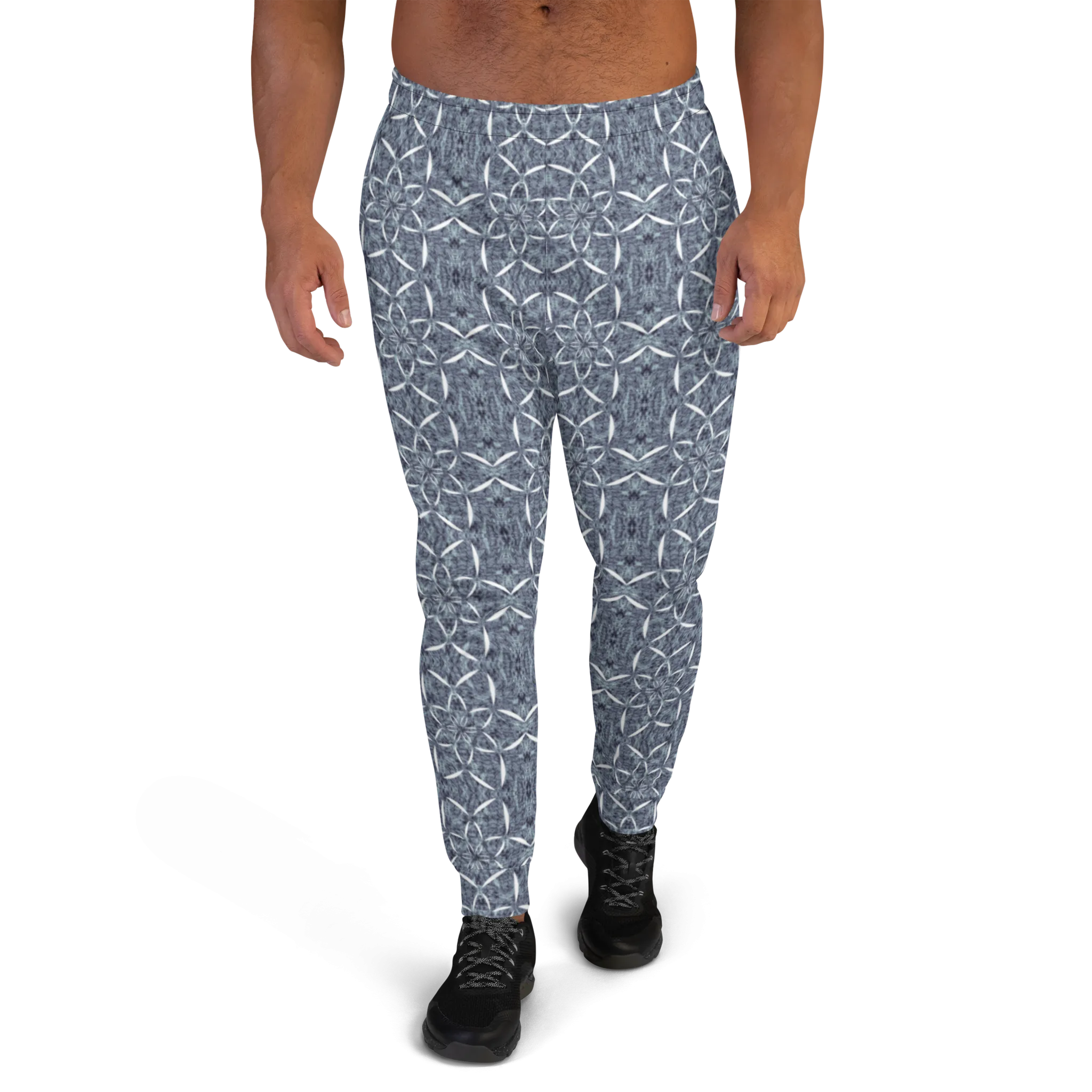 Recursia Lotus Light Men's Joggers In Blue