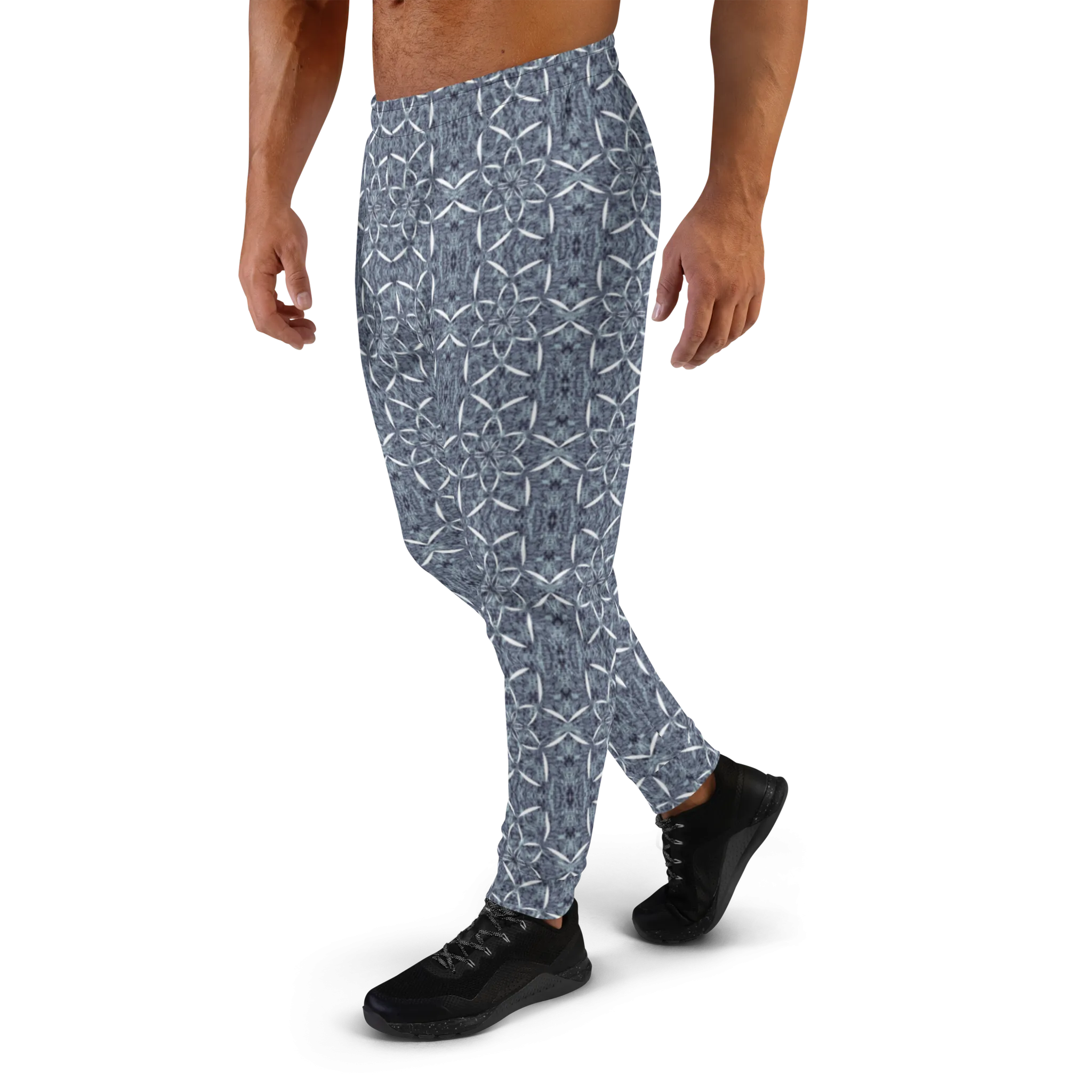 Recursia Lotus Light Men's Joggers In Blue