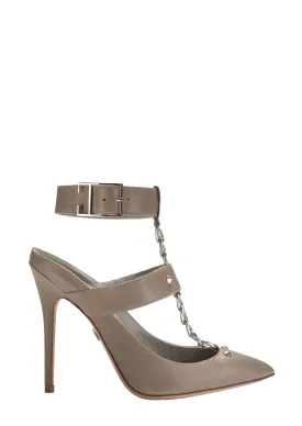 REINA TAUPE CALF PUMPS