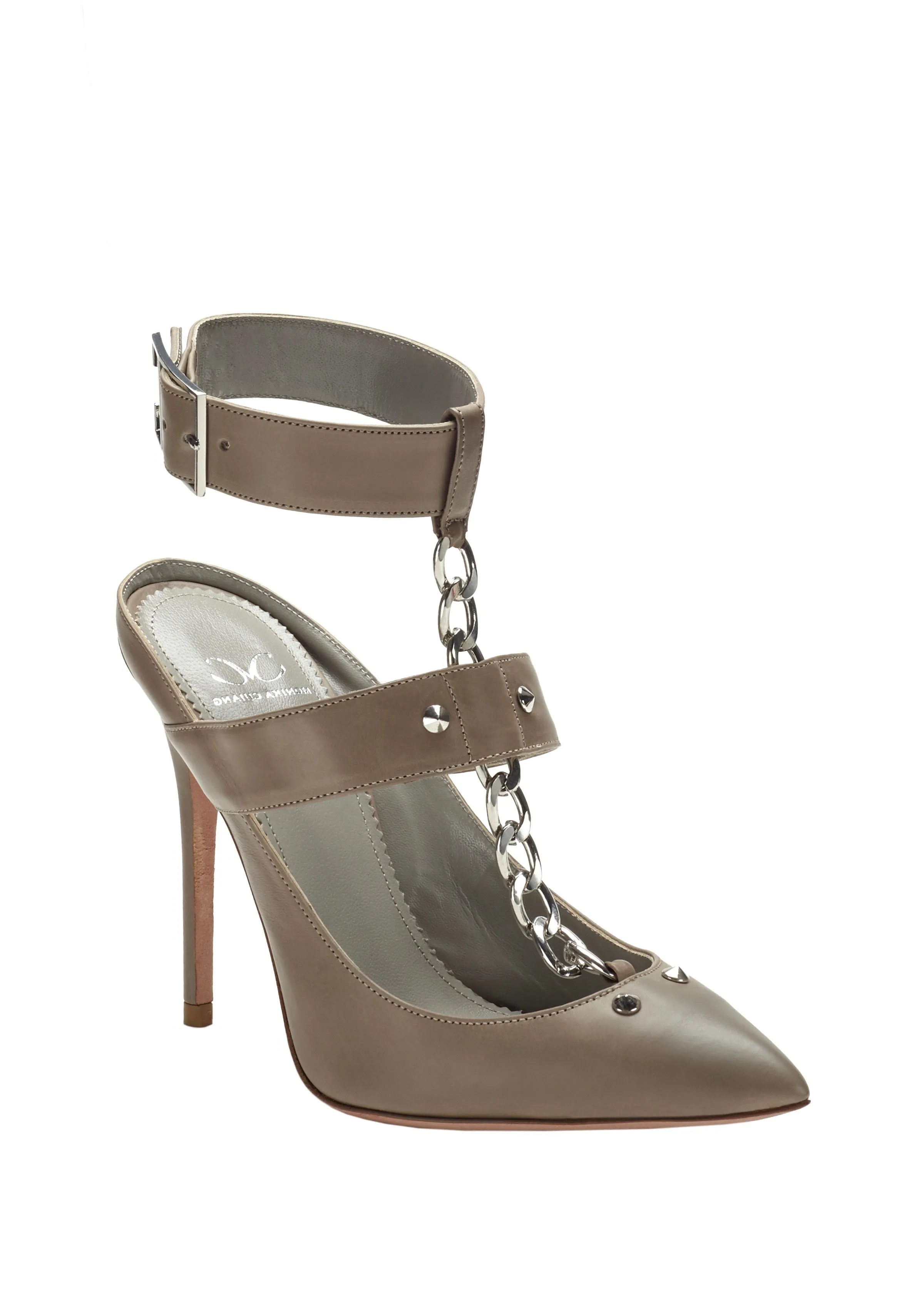 REINA TAUPE CALF PUMPS