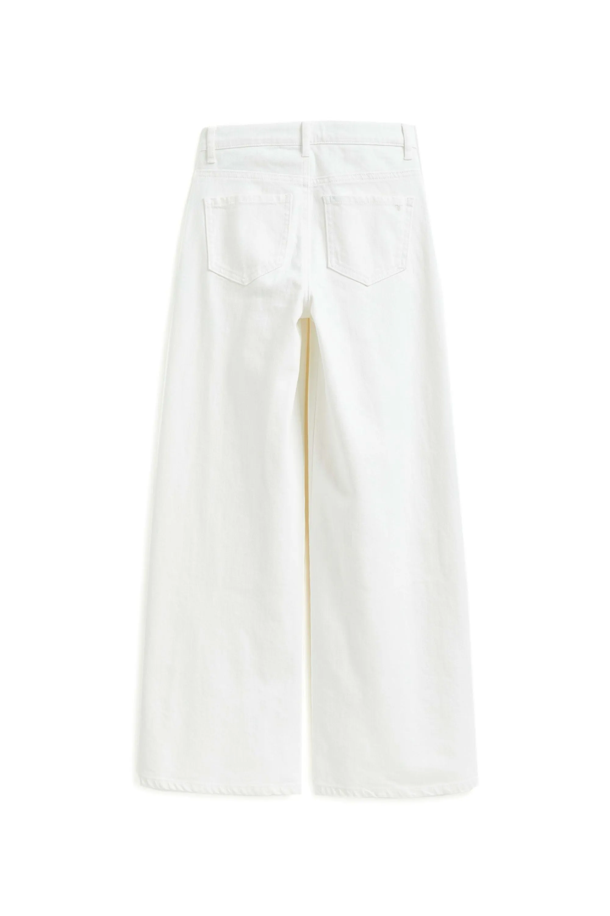 Slant Slit Wide Leg Pant