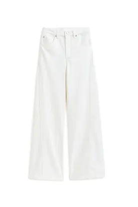 Slant Slit Wide Leg Pant