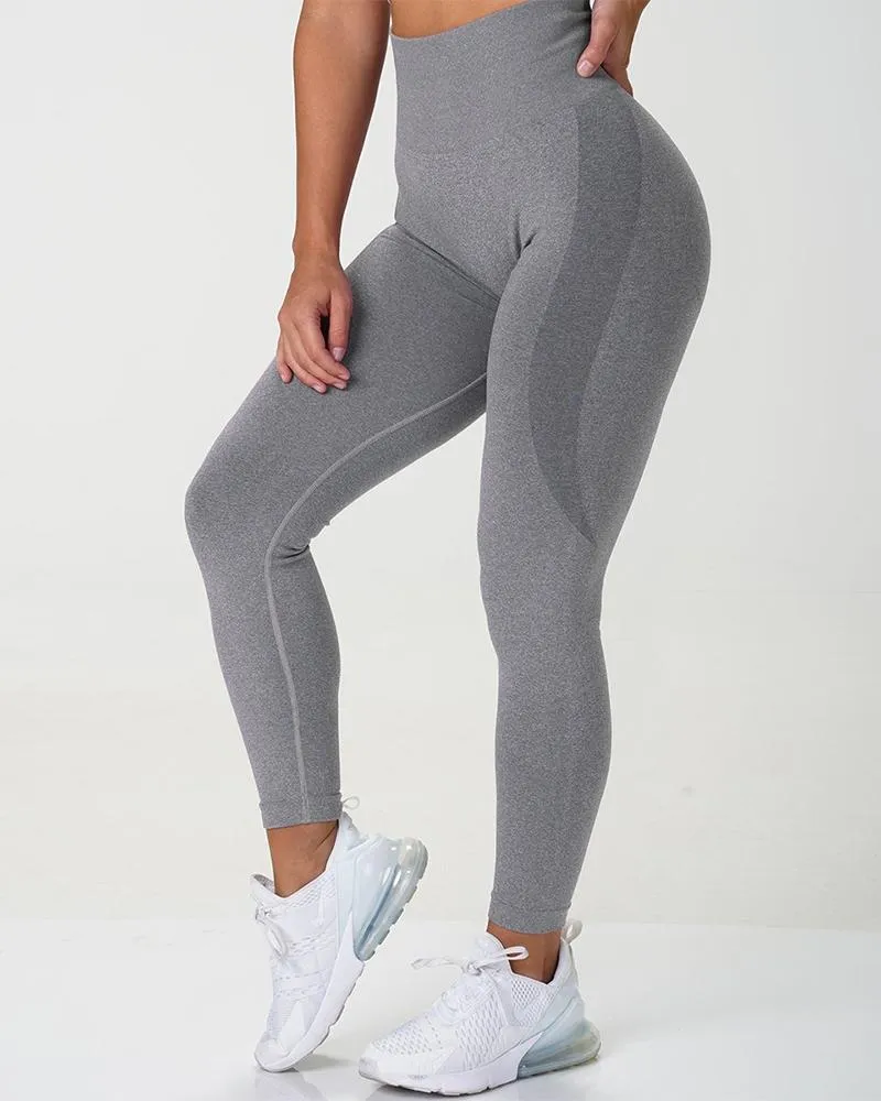 Solid High Elastic High Waist Yoga Active Pants