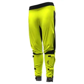 Östkusten Hi viz Unisex Waterproof Road Cycling Rain Trousers with Biomotion Visibility