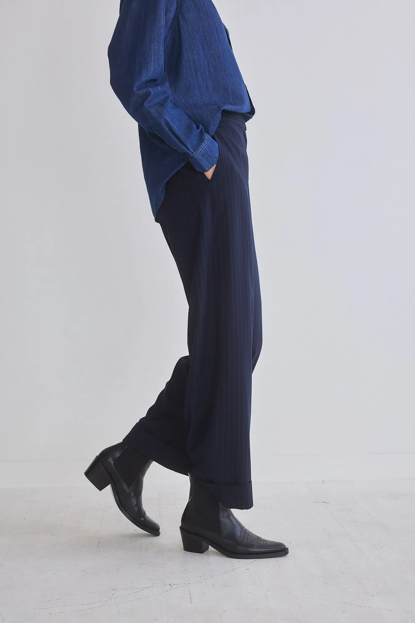 The Editor Wide Leg Trousers